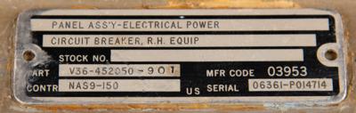 Lot #420 Fred Haise Signed Apollo Command Module Panel - Image 4