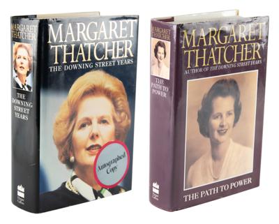 Lot #296 Margaret Thatcher (2) Signed Books - Image 1