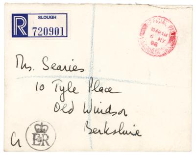 Lot #135 Queen Elizabeth II Signed Printed Form Letter on Her 60th Birthday - Image 2