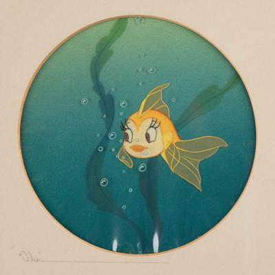 Lot #509 Cleo production cel from Pinocchio Production Cel - Image 1
