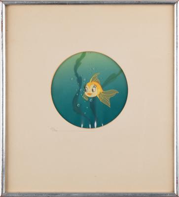 Lot #509 Cleo production cel from Pinocchio Production Cel - Image 2