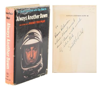 Lot #7408 Scott Crossfield Signed Book - Image 1