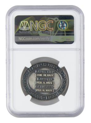 Lot #7158 Apollo 14 Flown Robbins Medallion - From the Personal Collection of Wally Schirra - Image 2