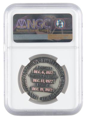 Lot #7210 Apollo 17 Flown Robbins Medallion - From the Personal Collection of Alan Bean - Image 2