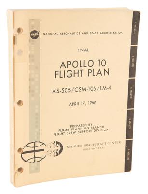 Lot #7082 Apollo 10 Final Flight Plan - Image 1