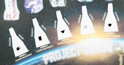 Lot #7049 Project Gemini Heat Shield Display (Attested as Flown) - Image 2