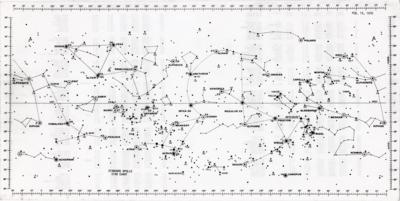 Lot #7228 Standard Apollo Star Chart - Image 1