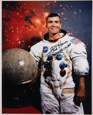 Lot #7133 Apollo 13 Signed 'Launch Day' Cover and (3) Signed Photographs - Image 4