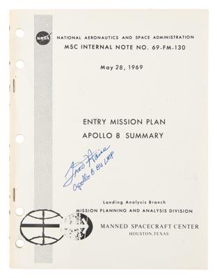 Lot #7065 Fred Haise Signed Apollo 8 NASA Manual - Image 1