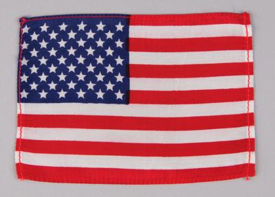 Lot #7154 Apollo 14 Flown American Flag with TLS by Edgar Mitchell - Image 1
