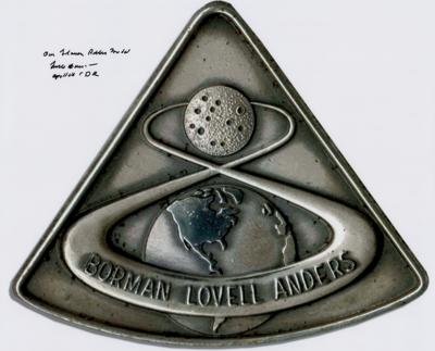 Lot #7070 Frank Borman Signed Oversized Photograph - Image 1