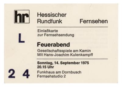 Lot #7104 Neil Armstrong Signed Admission Ticket - Image 2