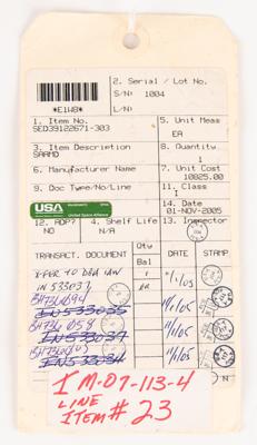 Lot #7315 Space Shuttle: Stand Alone Acceleration Measurement Device (SAAMD) - Image 7