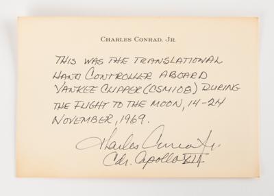 Lot #7116 Apollo 12 Flown Command Module Translational Hand Controller Grip - From the Personal Collection of Charles Conrad - Image 5