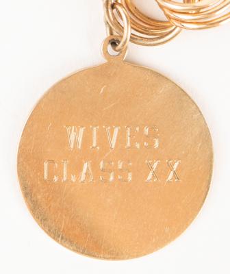 Lot #7006 Jo Schirra's Mercury-Apollo Charm Bracelet including (4) Flown Charms, with Rare Gold Apollo 7 Robbins Medallion - Image 11