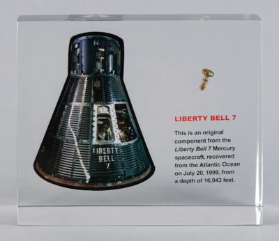 Lot #7021 Gus Grissom: Liberty Bell 7 Flown Screw - Image 1