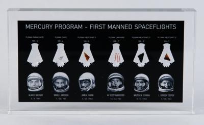 Lot #7023 Mercury Program Artifact Display [Attested as Flown by Florian Noller] - Image 1