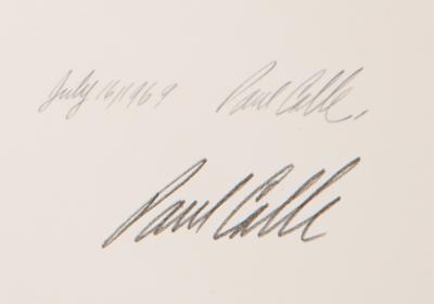 Lot #7106 Neil Armstrong and Paul Calle Signed Lithograph - Image 3