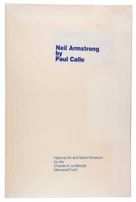 Lot #7106 Neil Armstrong and Paul Calle Signed Lithograph - Image 5