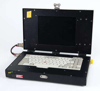 Lot #7310 Space Shuttle Laptop-Style Display with Keyboard (Early) - Image 1