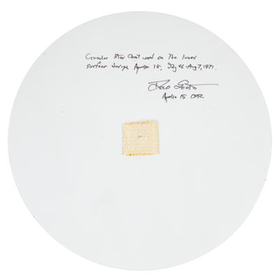 Lot #7174 Apollo 15 Lunar Surface-Flown AOT Circular Star Chart - From the Personal Collection of Dave Scott - Image 1