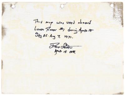 Lot #7177 Apollo 15 Lunar Surface-Used LRV Photo Map - From the Personal Collection of Dave Scott - Image 2