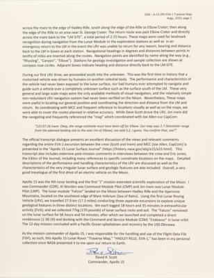 Lot #7177 Apollo 15 Lunar Surface-Used LRV Photo Map - From the Personal Collection of Dave Scott - Image 6