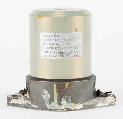 Lot #7316 Space Shuttle Flown Release Nut [Attested by Rick Boos] - Image 1