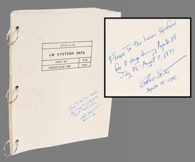 Lot #7175 Apollo 15 Lunar Surface-Flown LM Systems Data Book - From the Personal Collection of Dave Scott - Image 1