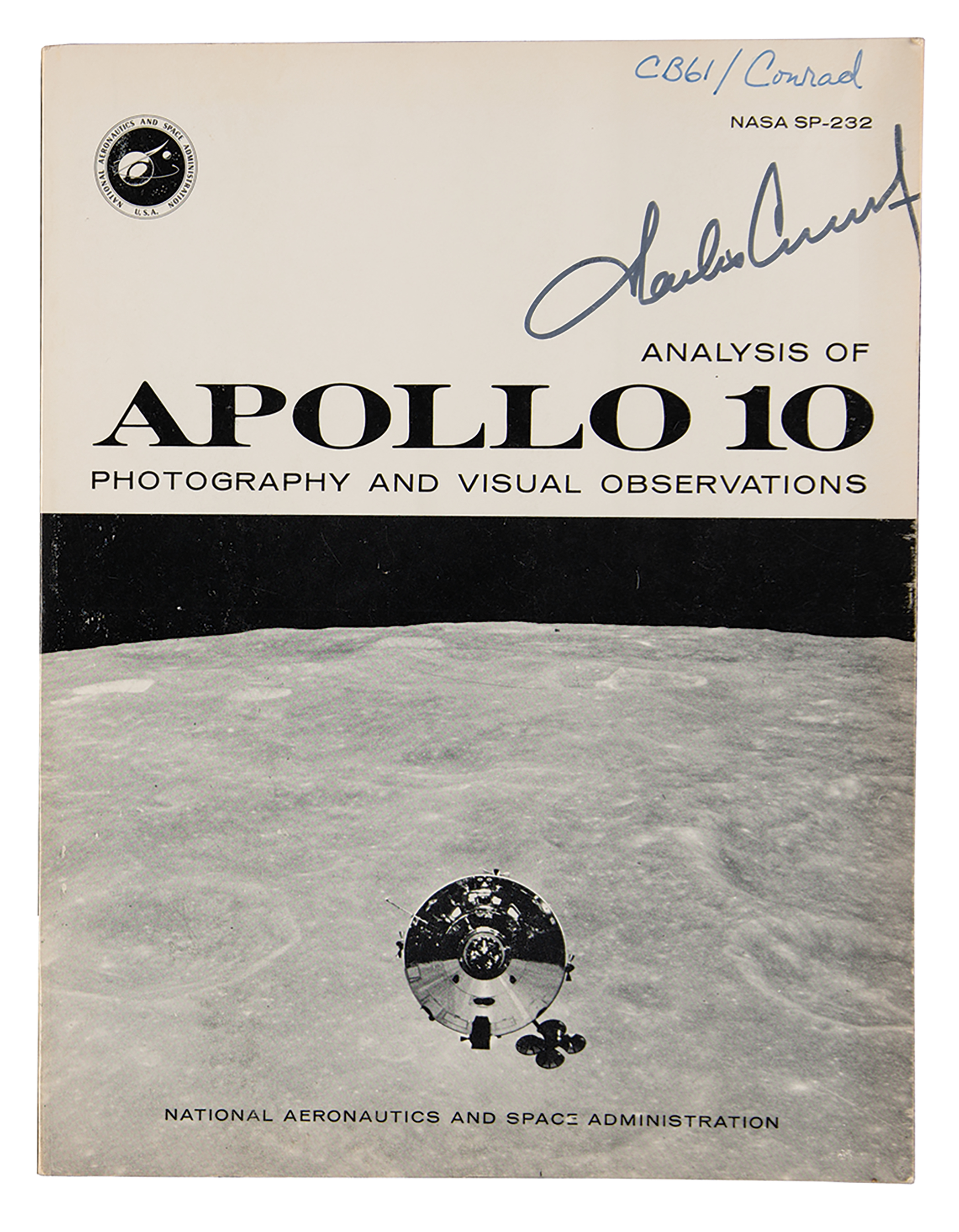 Lot #7086 Charles Conrad Signed NASA Manual - Image 1
