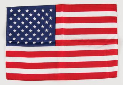Lot #7194 Apollo 16 Large Flown American Flag - From the Personal Collection of John Young - Image 1
