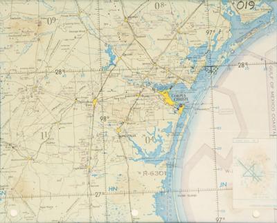 Lot #7028 Gemini 5 Aeronautical Chart [Attested to as Flown by Mike Smithwick] - Image 2