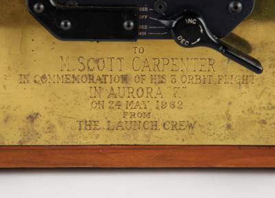 Lot #7001 Functioning Mercury-Atlas 7 Satellite Clock from the Scott Carpenter Collection - Image 5