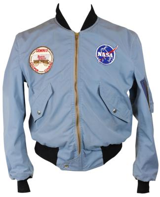 Lot #7026 Gordon Cooper's Gemini 5 Jacket with Rare '8 Days or Bust' Patch - Image 1