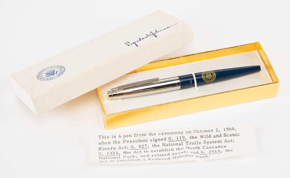 Lot 45 Lyndon B. Johnson 1968 Bill Signing Pen for Four Nature Conservation Acts
