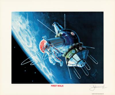 Lot #376 Alexei Leonov Signed Print - Image 1