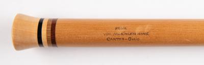 Lot #13 William McKinley: Wooden Relic Cane by William A. Hutchinson Cane - Image 2