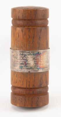 Lot #290 Yorktown Tavern: Wooden Relic Gavel: Wood from the Yorktown Tavern, presented to an officer of the Daughters of the American Revolution - Image 3