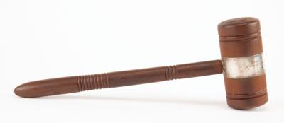 Lot #3 John Tyler: Wooden Relic Gavel from Tyler's House: Crafted with wood from President Tyler's stair rail, presented to an officer of the Daughters of the American Revolution - Image 4