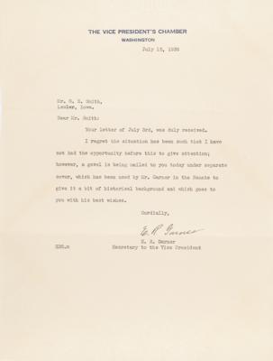 Lot #158 John Nance Garner's 1939 United States Senate Gavel - Image 3