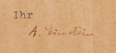 Lot #182 Albert Einstein Typed Letter Signed on Freud - Image 3