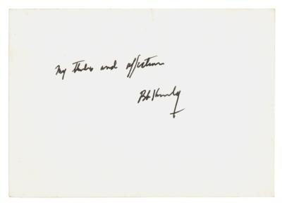 Lot #106 Robert F. Kennedy Autograph Letter Signed: 