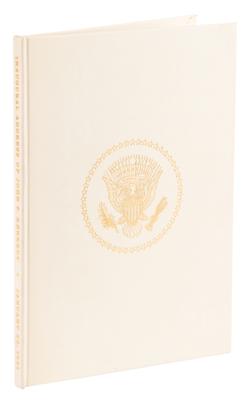Lot #94 'Inaugural Address of John F. Kennedy' Specially Bound Book From the Estate of Jacqueline Kennedy - Image 1
