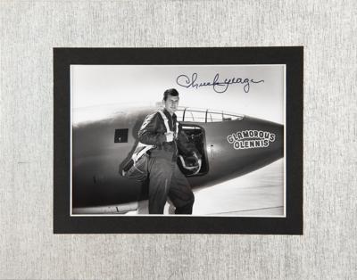 Lot #317 Chuck Yeager Signed Photograph - Image 3