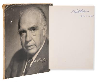 Lot #205 Niels Bohr Signed 'Pictorial Biography' Book - Image 1