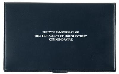 Lot #235 Edmund Hillary and Tenzing Norgay Signed Commemorative Cover - Image 3