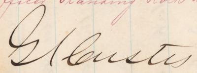 Lot #277 George A. Custer Signed Endorsement from Fort Abraham Lincoln (July 1875) - Image 2