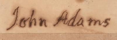 Lot #2 John Adams Letter Signed 