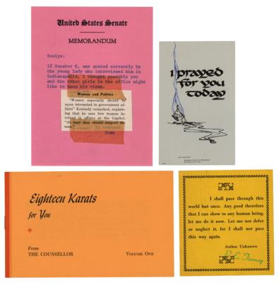 Lot #127 John F. Kennedy: Collection of Quotes Gathered by Evelyn Lincoln for JFK's Reference - Image 5
