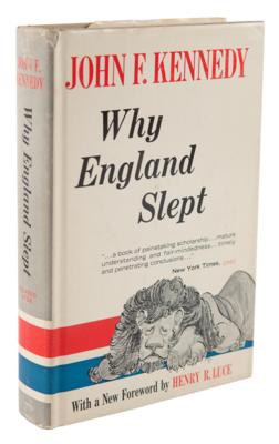 Lot #88 John F. Kennedy's Personal Copy of Why England Slept with Original Photograph - Image 2